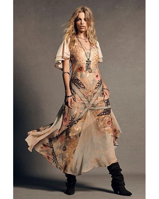 free people celestial nights maxi dress Free People Celestial Nights Maxi Dress In Fairy Combo - 56% Off