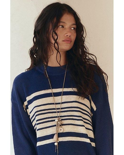 free-est Blue Malibu Surf Sweater Co-Ord By