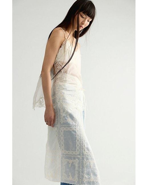 Free People Blue Invisible String Sarong