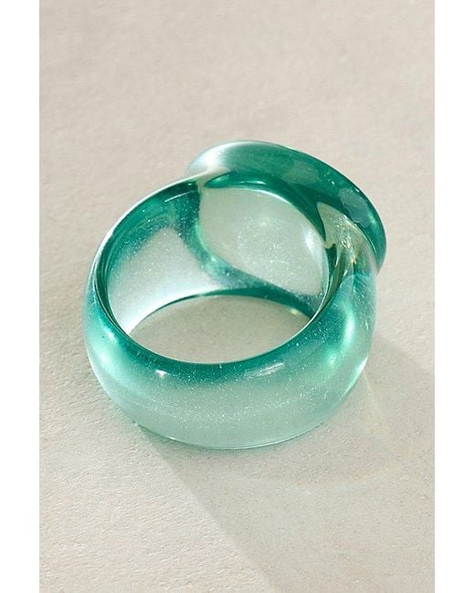 Free People Green Lyon Ring