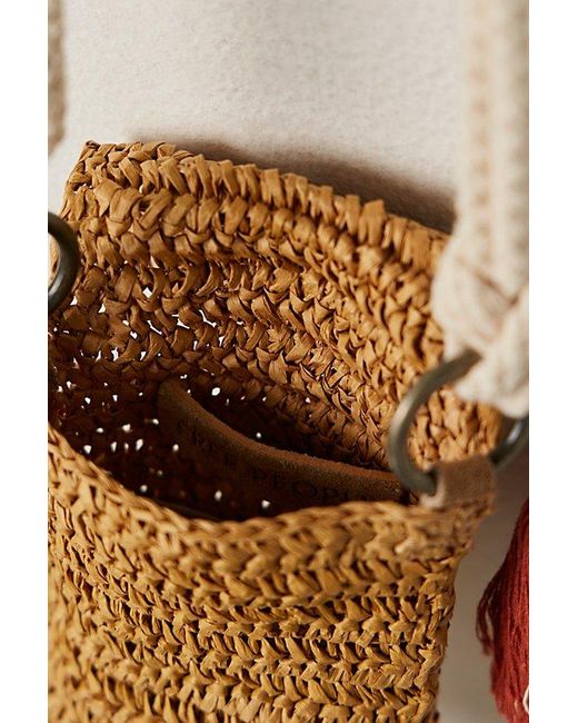 Free People Natural Sail Away Shell Purse