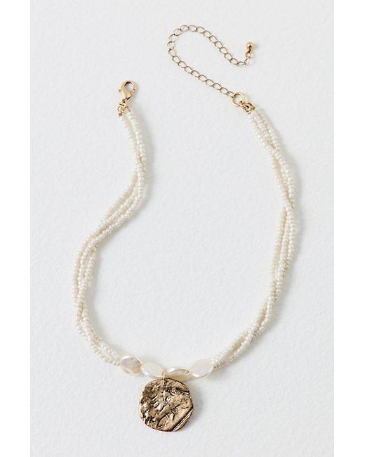 Free People White Sailor Necklace