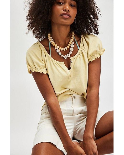 Free People Natural Issa Tee