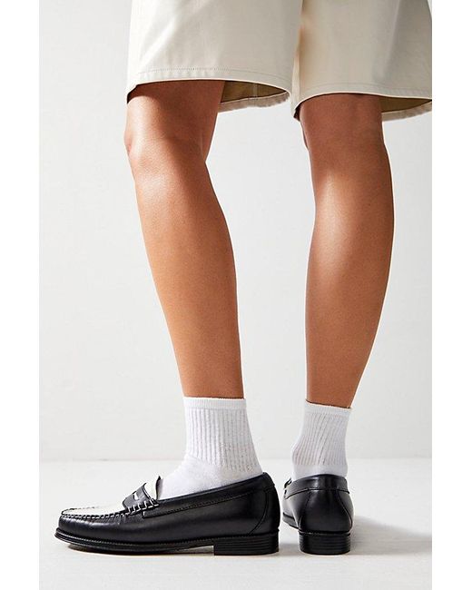G.H.BASS White Whitney Easy Loafers