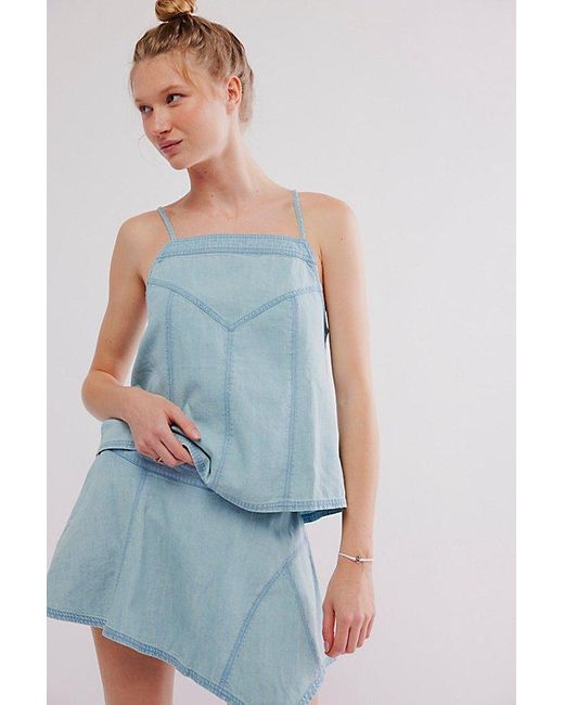 Free People Blue Afterglow Co-ord