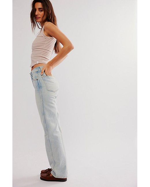 Re/done Multicolor '90S High-Rise Loose Jeans