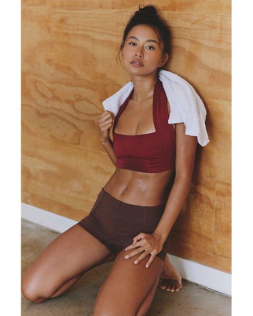 Fp Movement Brown Don'T Let Go Sports Bra