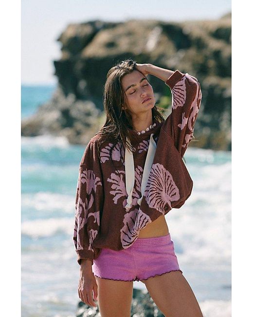 free-est Purple Jetsetta Shorts By