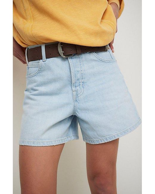 Free People Blue Tippi Denim Shorts