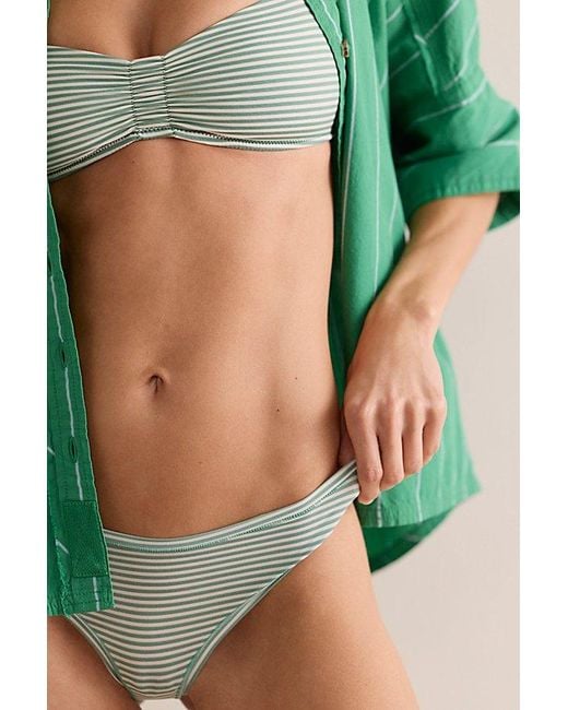 Free People Green Charlie Microfiber Thong 5-Pack