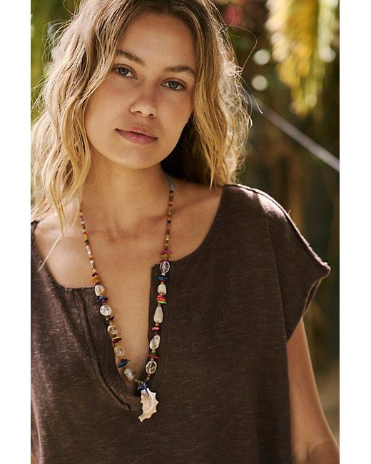 free-est Green Marina Del Sol Sweater Top By