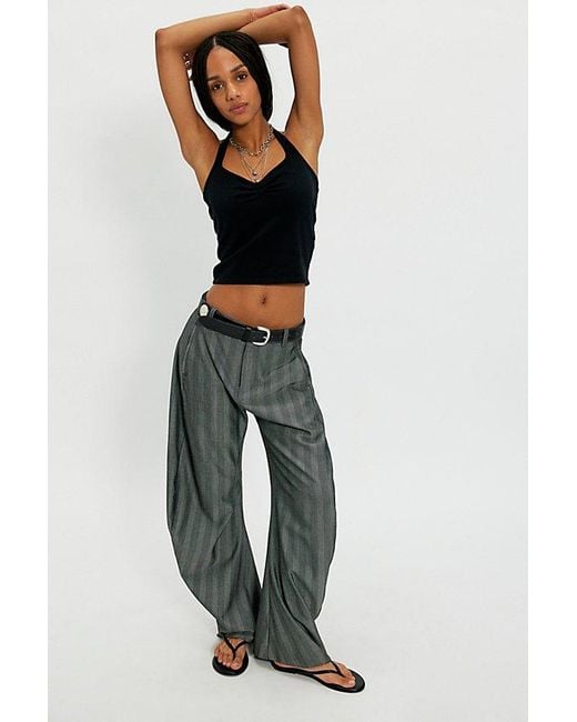 Free People Black Sweetheart Halter Top