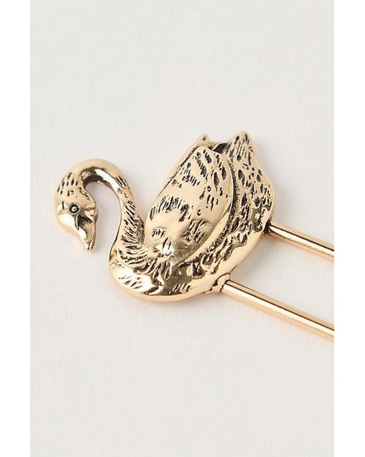 Free People Natural Novelty Animal Hair Pin