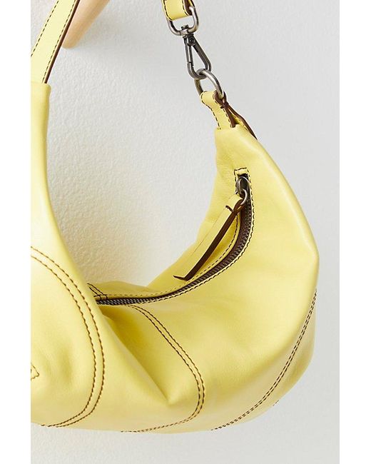 Free People Yellow Real World Clutch