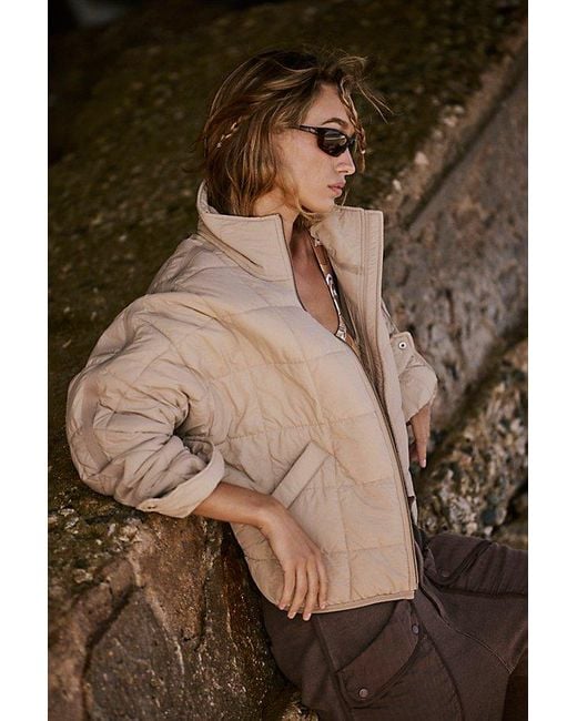 Fp Movement Brown Pippa Packable Puffer Jacket