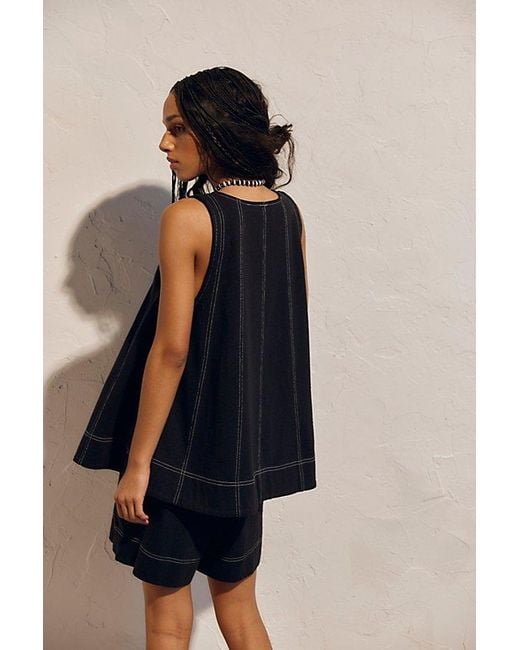 Free People Black Strada Co-Ord Set By