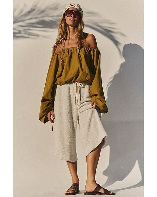 free-est Natural Rhode Terry Shorts By