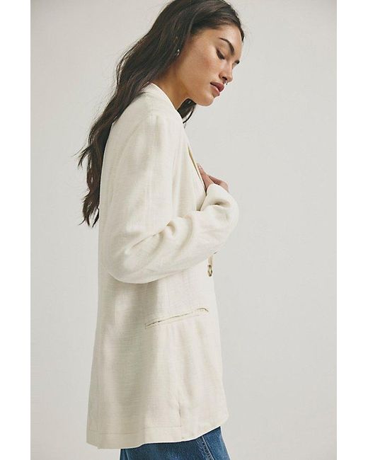 Free People Natural Gemmas Blazer Jacket
