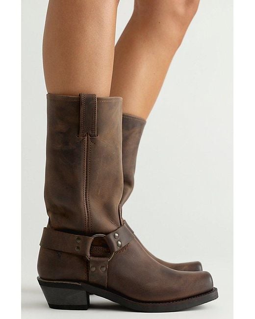 Frye Gray Harness 12R Boots