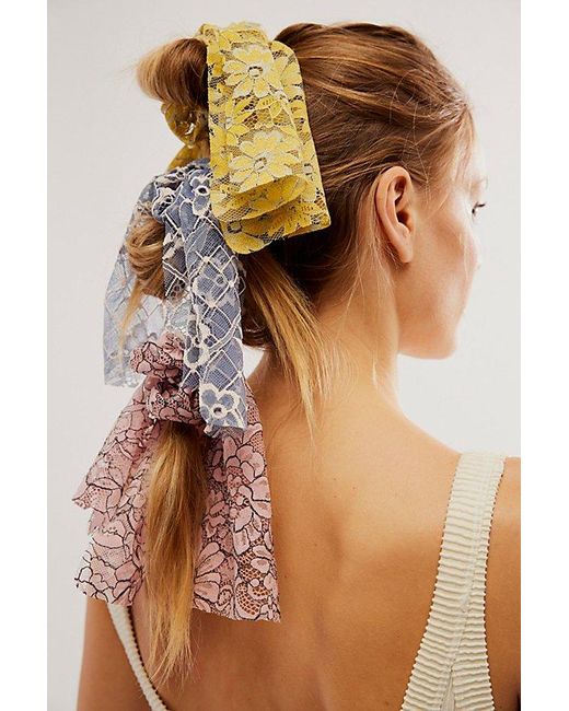 Free People Yellow Oliver's Pony Scarf