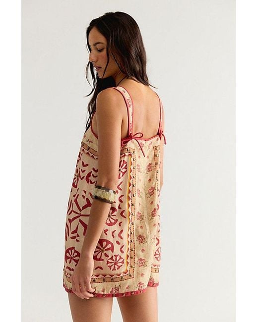 Free People Multicolor Fleur Mini Shift Dress