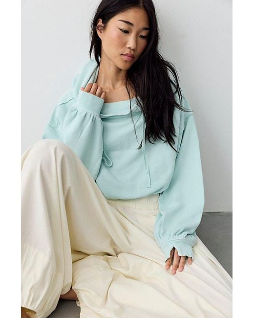 Free People Blue Wesley Hoodie