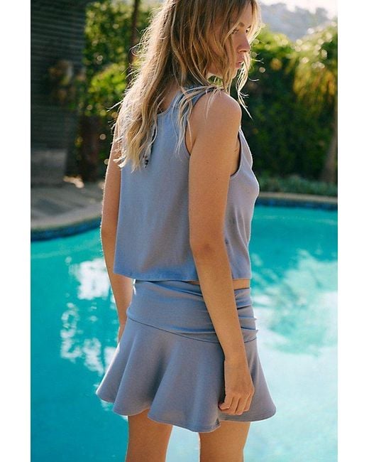 Free People Good Feels Mini Skirt Set By | Lyst