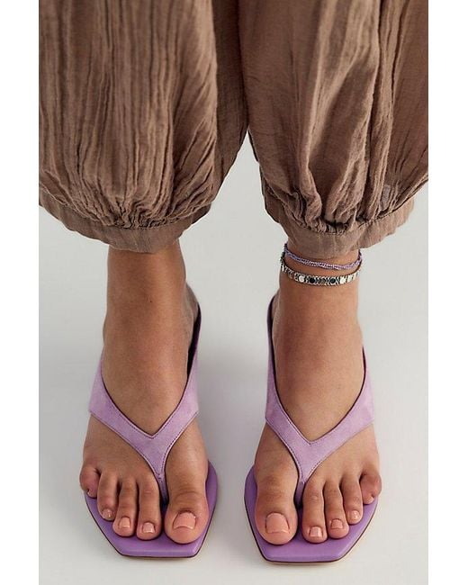 Jeffrey Campbell Brown Luca Thong Heels