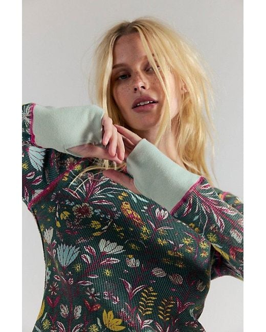Free People Multicolor Toileidays Long Sleeve Thermal