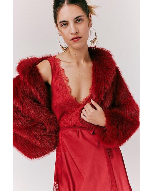 Nigel Preston Red Wrap Soho Dress