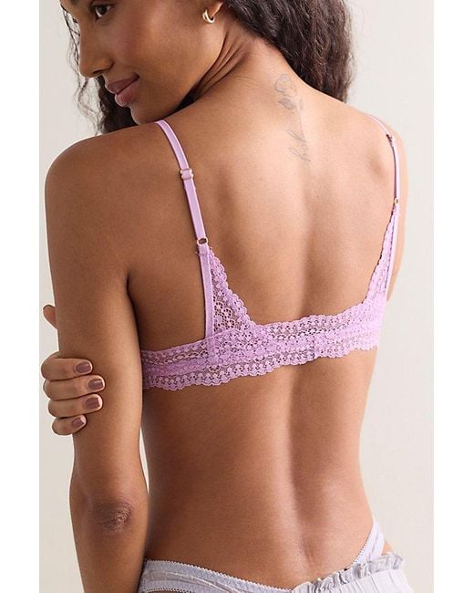 Intimately By Free People Brown This Or That Lace Plunge Triangle Bralette By