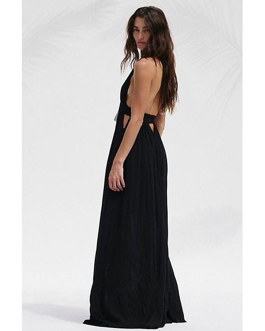 free-est Black Look Into The Sun Maxi Dress
