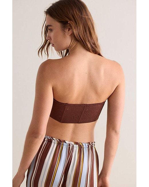 Intimately By Free People Brown Smooth Talking Bandeau By
