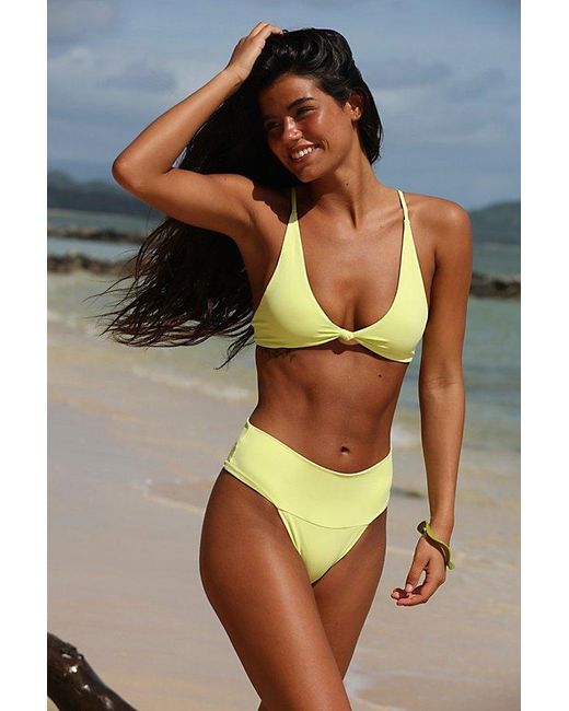 Toast Multicolor Signature Knot Bikini Top