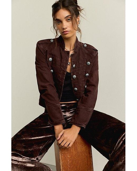 Free People Multicolor Ryland Band Jacket