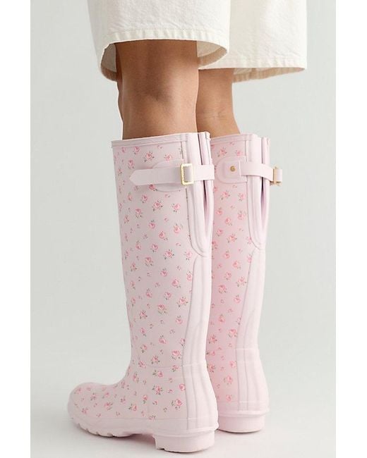 Hunter Pink X Loveshackfancy Tall Wellies