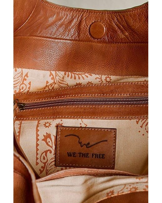 Free People Brown We The Free Emery Winged Tote Bag