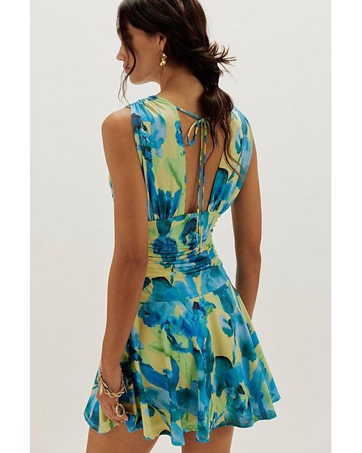 Free People Blue Annabelle Mini Dress