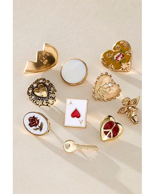 Free People Pink Just My Style Pin Set