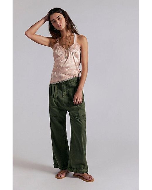 Free People Multicolor Clover Dropped Harem Trousers