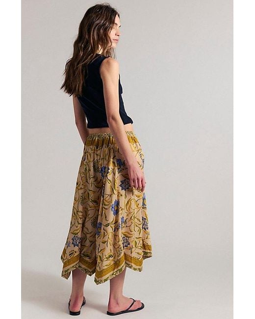 Free People Multicolor Sweet Reaction Pull-On Wide-Leg Crop Pants