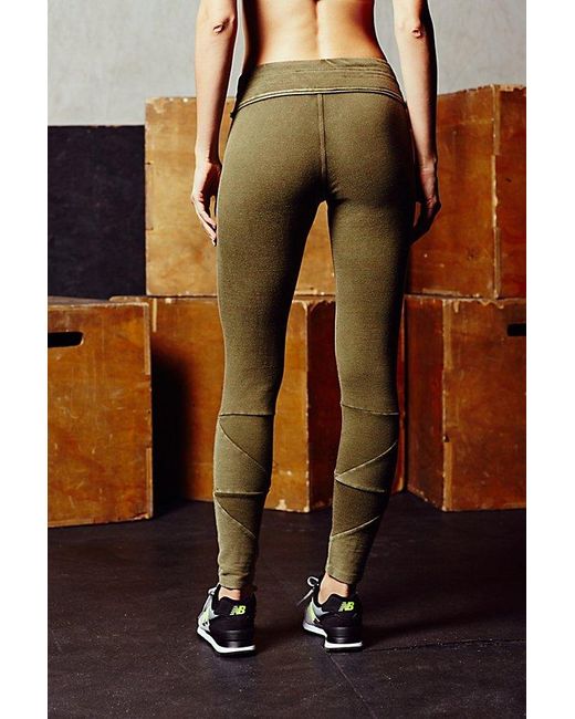Fp Movement Green Kyoto High-Rise Ankle Legging