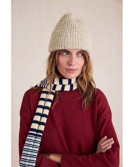 Free People Blue Frostline Beanie