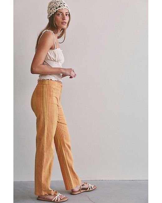 Free People Multicolor Penelope Striped Pant