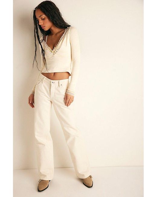 Intimately By Free People Natural A Little Bit Layering Top By