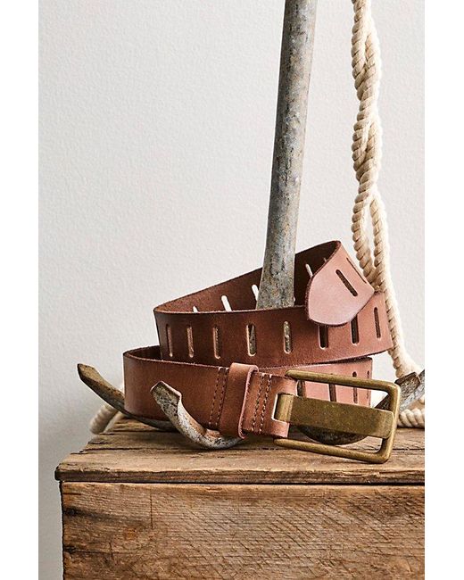 Free People Brown Jona Xtra Long Belt