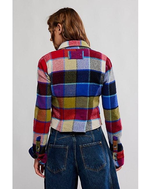 Free People Multicolor Winnie Plaid Shirt