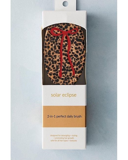 Free People Blue Solar Eclipse Hand-painted Acetate 2-in-1 Brush