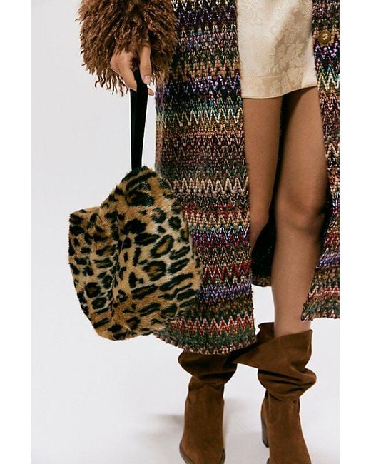 Anna Sui Brown Leopard Muff