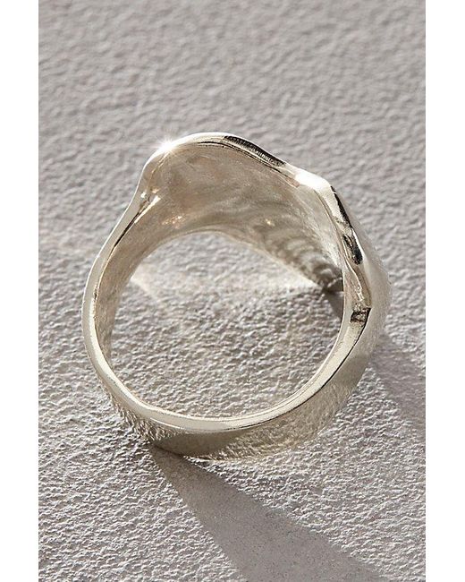 Free People Gray Dea Dia Sterling Eros Ring